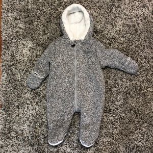 3/6 M Nautica knit baby bunting